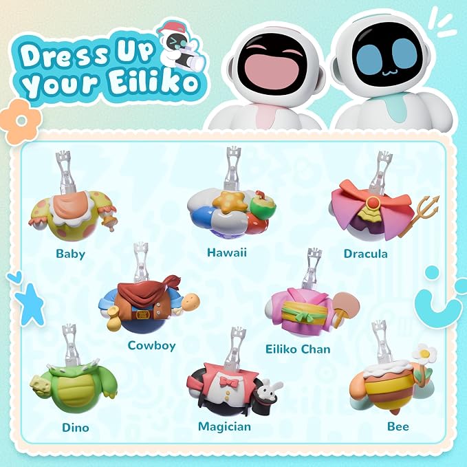 MIMO Aquamarine - Your Tiny AI Charm Robot with AI, and Matches Every Daily Outfit, Fun Electronic Pendant Toys, Gifts for Couples and Best Friends.
