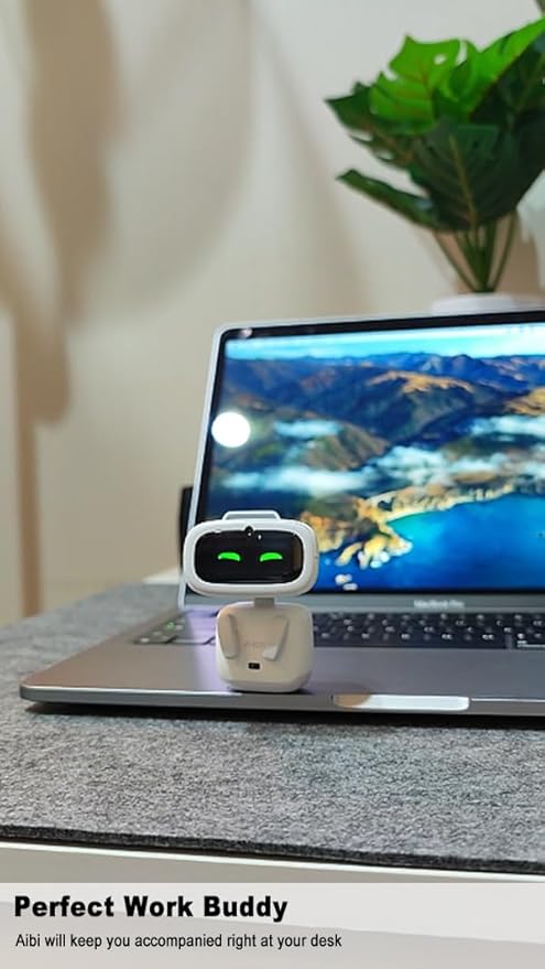 AIBI Pocket Pet – Wearable AI Companion | ChatGPT-Powered Robot with Voice Commands, Emotional Interaction, Singing & Dancing | Magnetic Portable Design | Ultra-Compact & Interactive