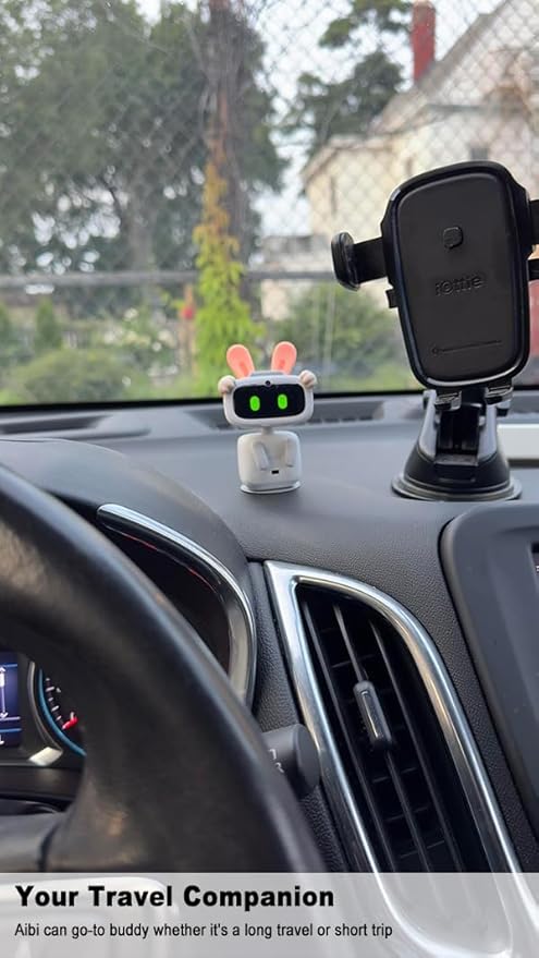 AIBI Pocket Pet – Wearable AI Companion | ChatGPT-Powered Robot with Voice Commands, Emotional Interaction, Singing & Dancing | Magnetic Portable Design | Ultra-Compact & Interactive