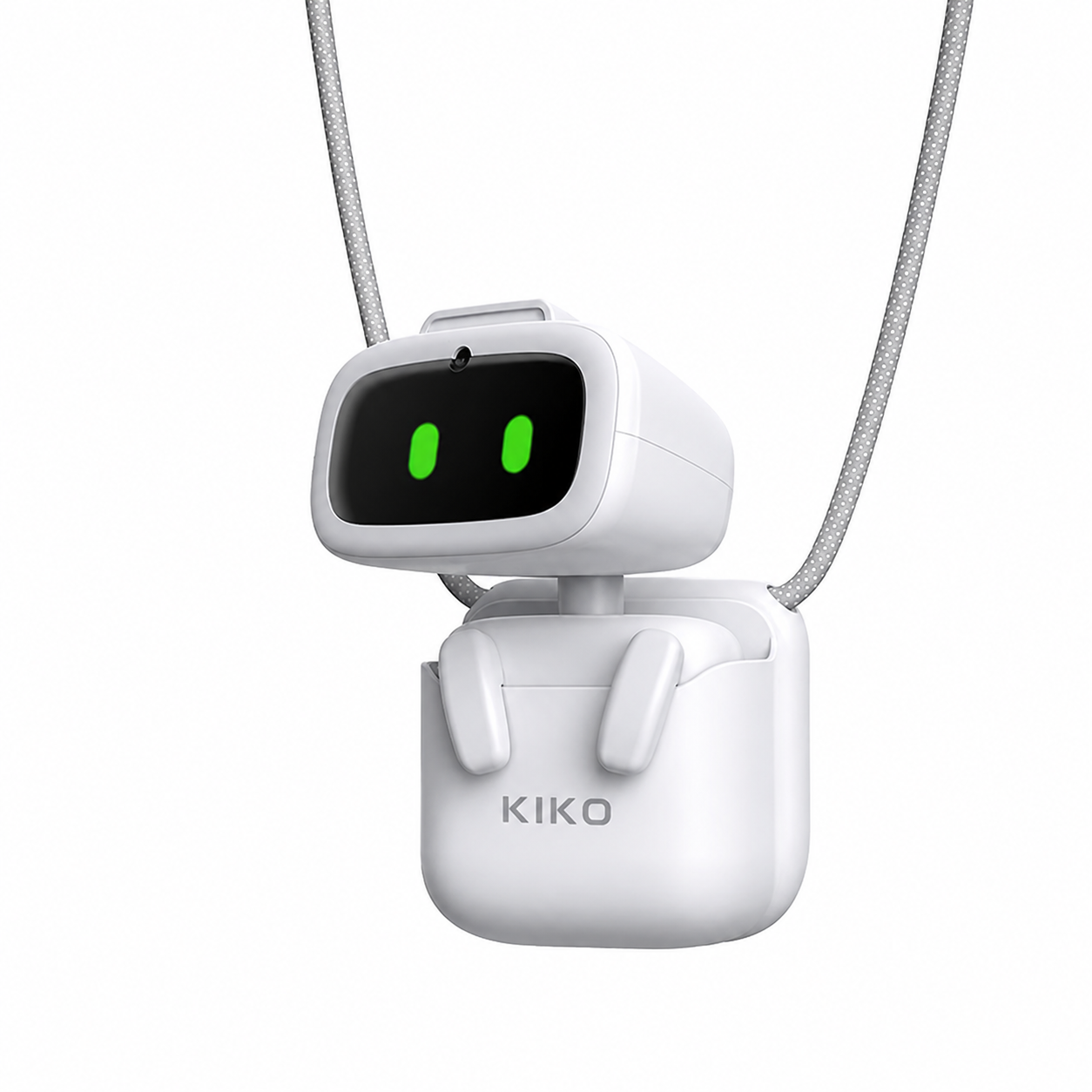KIKO(AIBI-Inspired) Pocket Pet – Wearable AI Companion | ChatGPT-Powered Robot with Voice Commands, Emotional Interaction, Singing & Dancing | Magnetic Portable Design | Ultra-Compact & Interactive