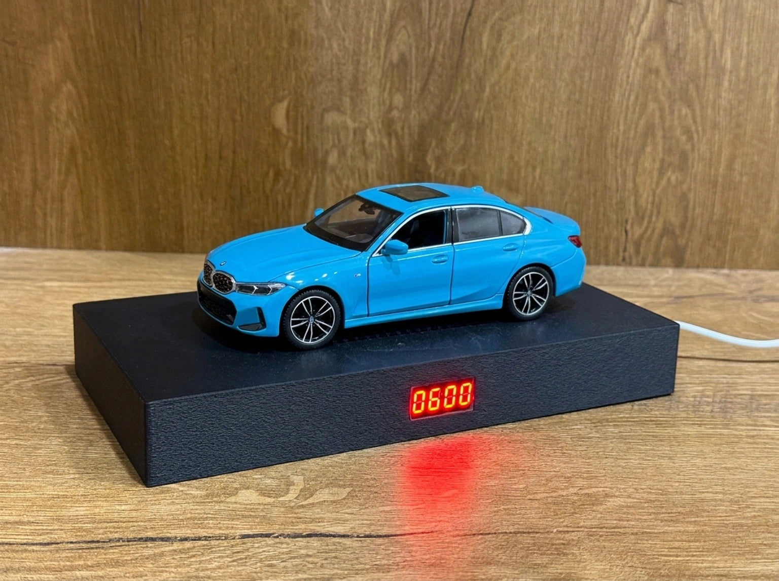 BMW M340i Car Alarm Clock – 1/24 Scale