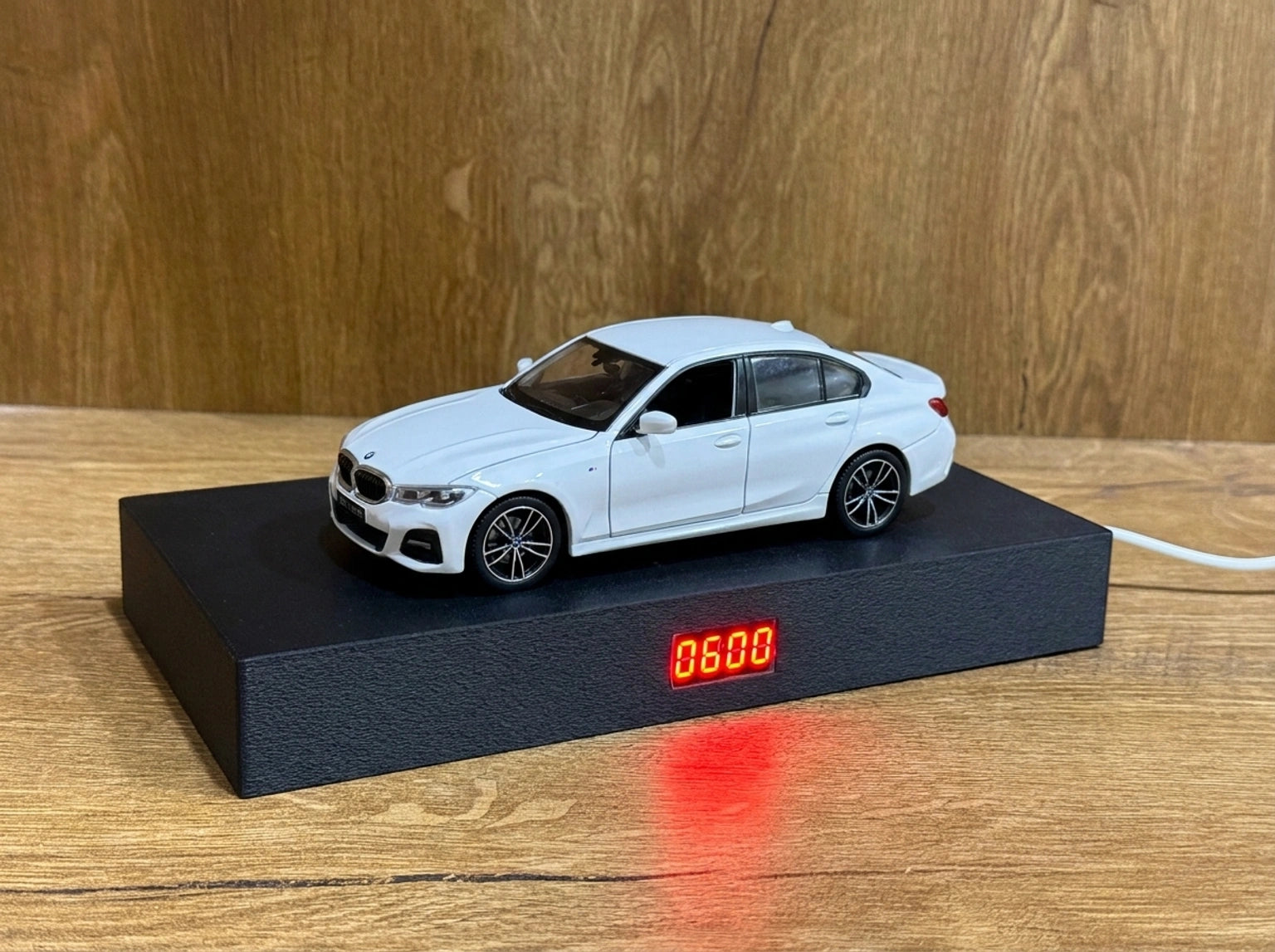 BMW M340i Car Alarm Clock – 1/24 Scale