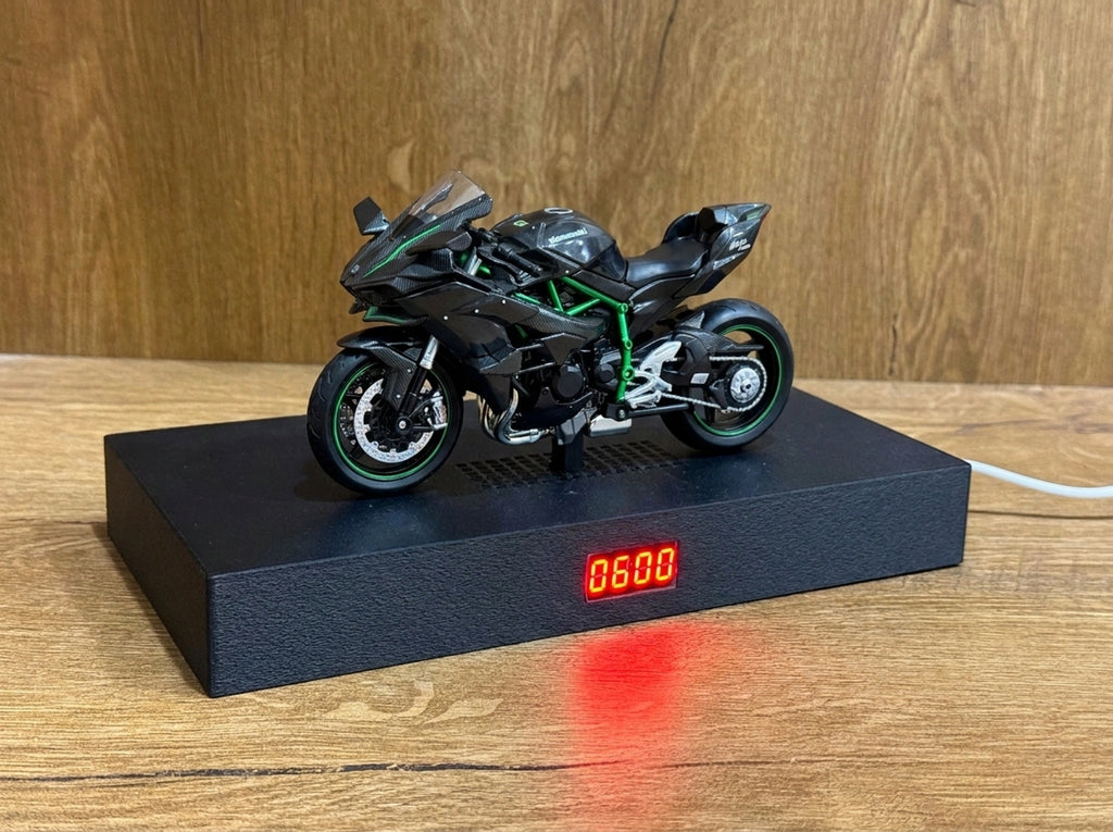 Kawasaki Ninja H2R Motorcycle Alarm Clock – 1/9 Scale