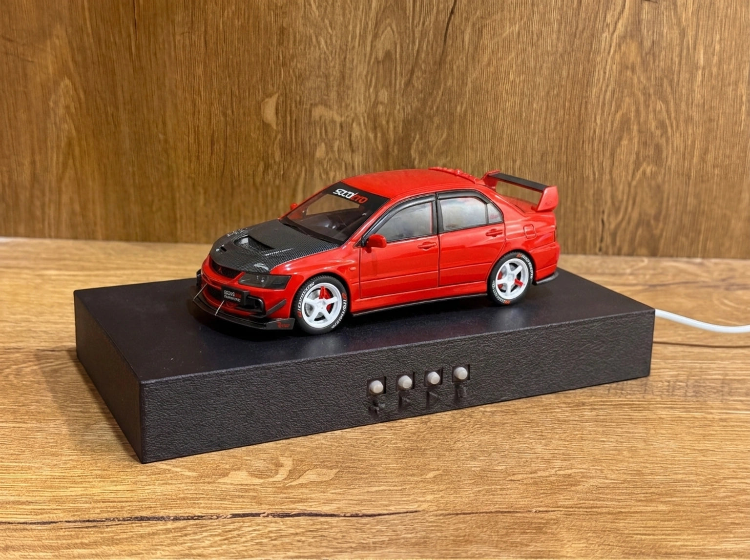 Mitsubishi Lancer Evolution IX Car Alarm Clock – Iconic JDM Performance Desk Clock
