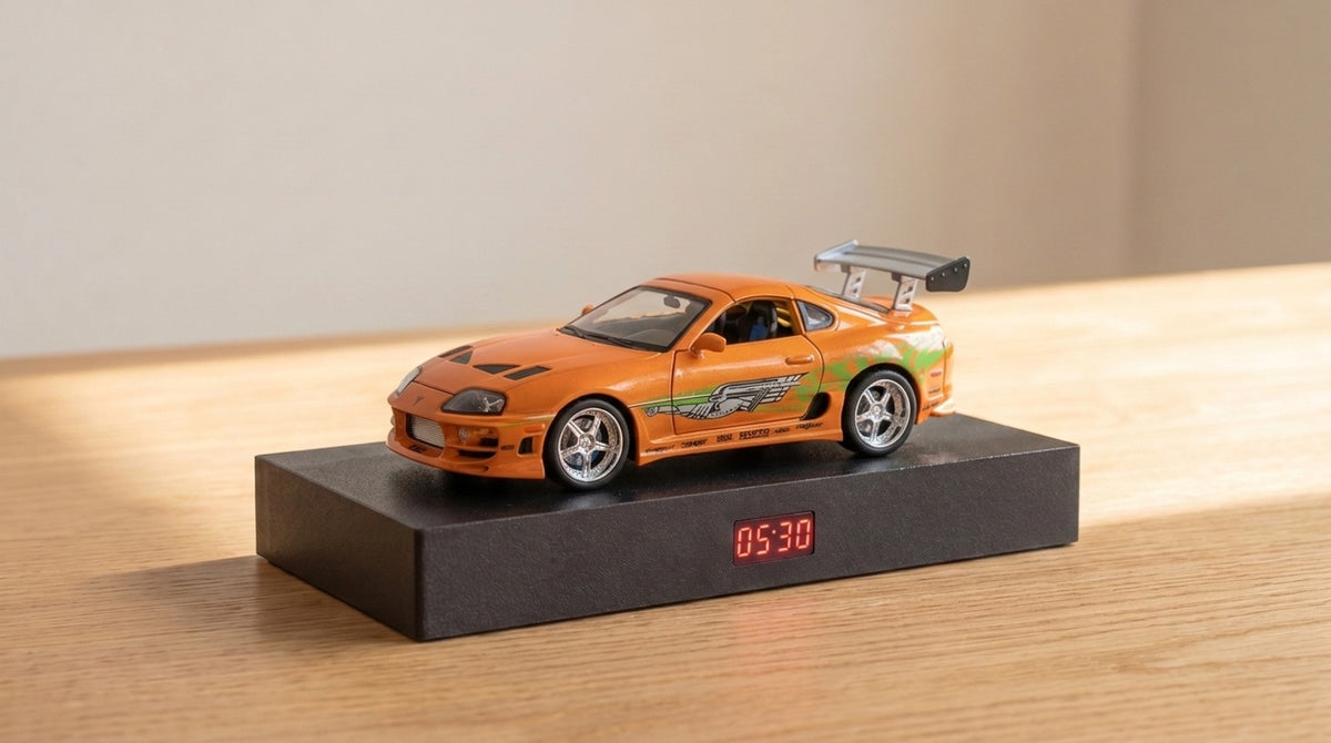 Toyota Supra MK4 Alarm Clock – Legendary JDM Desk Clock