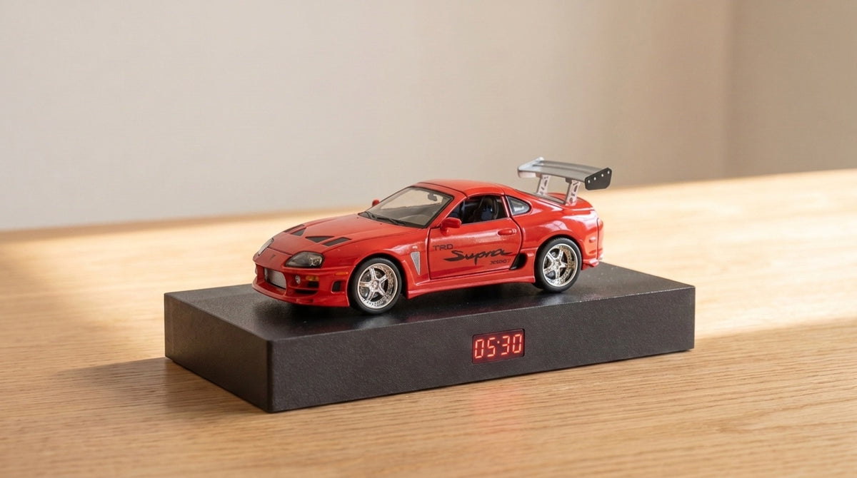 Toyota Supra MK4 Alarm Clock – Legendary JDM Desk Clock