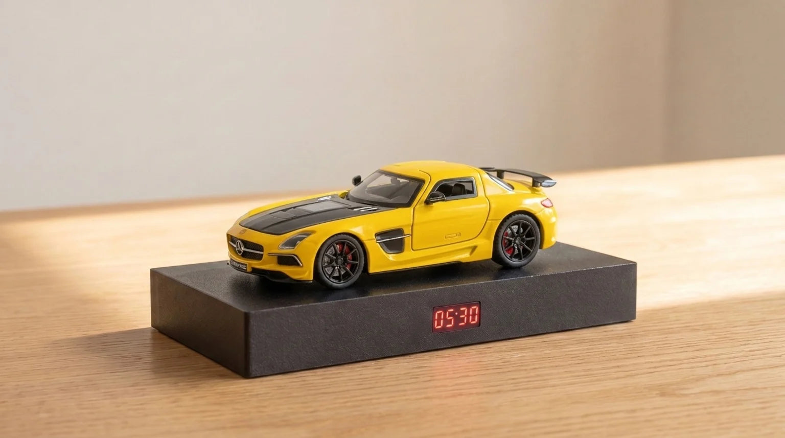 Mercedes-Benz SLS AMG Car Alarm Clock – 1/24 Scale